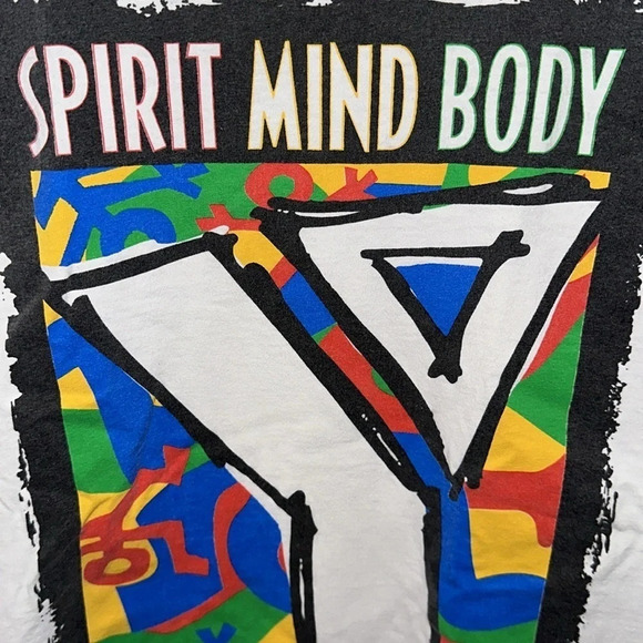 VTG YMCA OF MIDDLE TN SPIRIT MIND BODY 90’s FOTL Fruit of the Loom Lofteez Shirt - Picture 1 of 10
